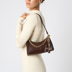 Mini bag testa di moro con ciondoli, Primadonna, 26D519928EPMOROUNI, 002 preview