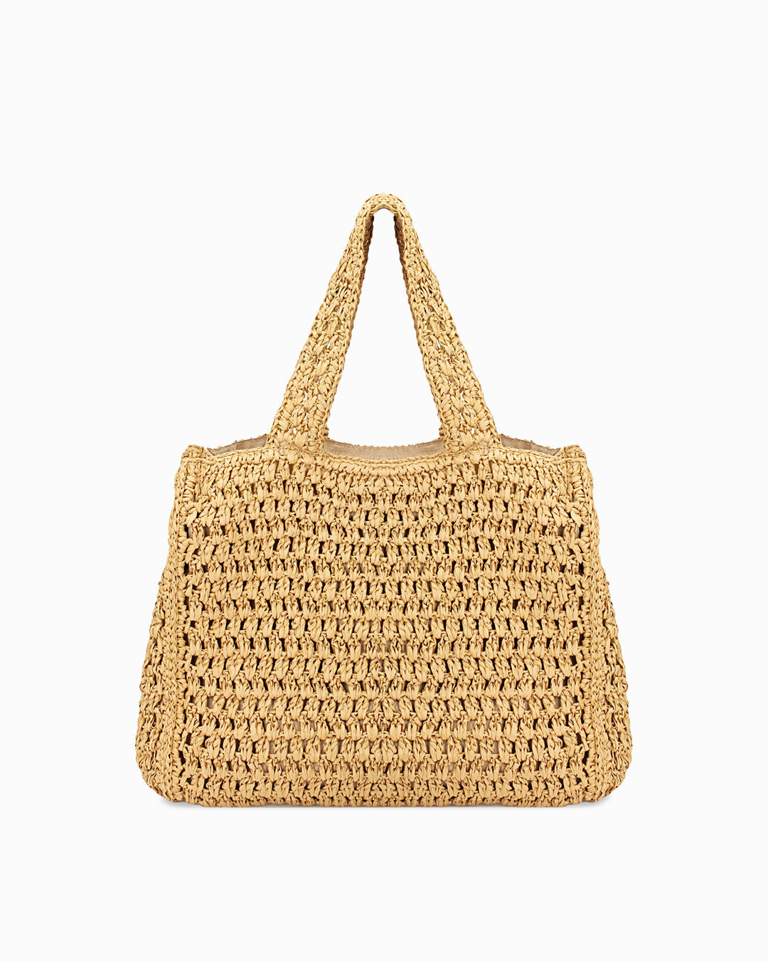 BORSA MARE GRANDE SINTETICO RAFFIA BEIG