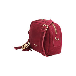 Minibolso burdeos en microfibra con correa extraíble, Primadonna, 265126459MFBORDUNI, 003 preview