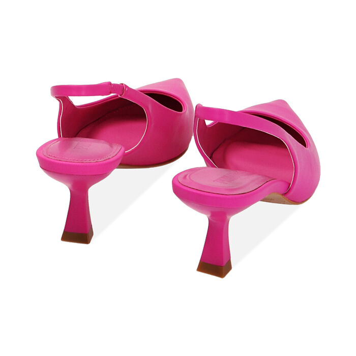 Decollete Fucsia Tacchi Rosa Cipria Primadonna Décolleté Slingback