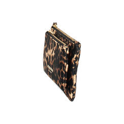 Portamonete donna leopardato in raso, Primadonna, 255126252RSLEOPUNI, 002 preview