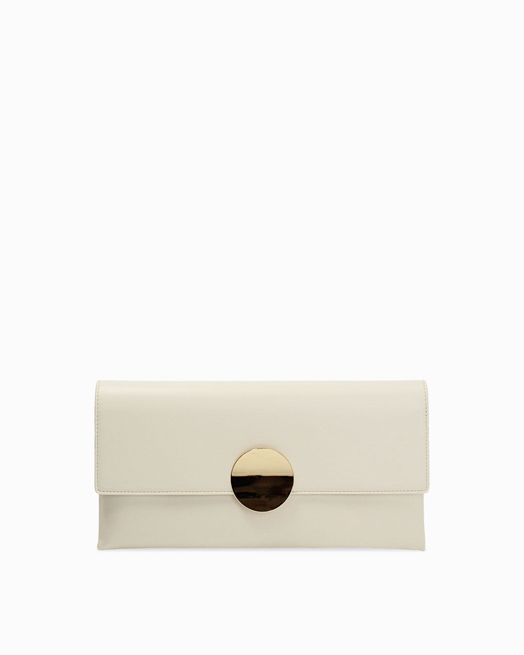 Pochette panna con tracolla removibile