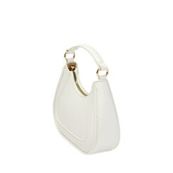 Minibag bianca mezzaluna, Primadonna, 235125450EPBIANUNI, 002a