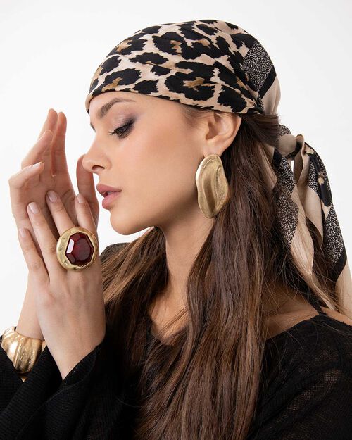 ACCESSORIES FOULARD FABRIC BELE, MULTI COLOR