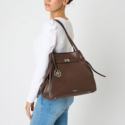 Borsa a spalla testa di moro, Primadonna, 265704719EPMOROUNI, 002a