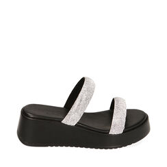 Ciabatte nere, zeppa 5,5 cm, Primadonna, 214958616EPNERO038, 001a