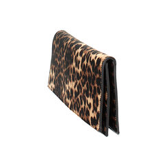 Pochette donna leopard in raso, Primadonna, 255126220RSLEOPUNI, 003 preview