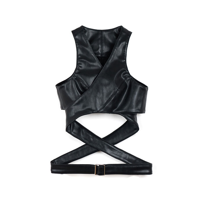 Gilet nero dal design moderno, Primadonna, 266550201EPNEROL