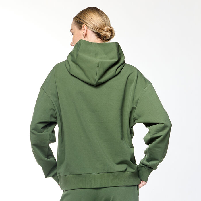 Sudadera mujer verde de algodon Coleccion Primadonna Collection