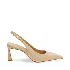 Escarpin beige talon 7,5 cm, Primadonna, 272110628MFBEIG035, 001a