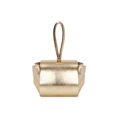 Mini bag oro laminato, Primadonna, 215102428LMOROGUNI, 003 preview