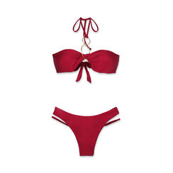 Bikini da donna bordeaux a fascia, Primadonna, 25L501222LYBORDL, 001a