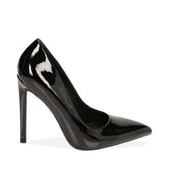 ZAPATOS SALON SINTETICO CHAROL NERO, Primadonna, 212185201VENERO036, 001a