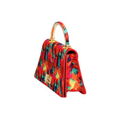 Mini sac femme multicolore-orange en satin, Primadonna, 255126021RSMUARUNI, 003 preview