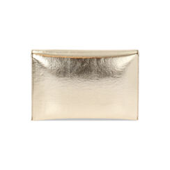 Pochette donna oro in laminato, Primadonna, 255125554LMOROGUNI, 004 preview