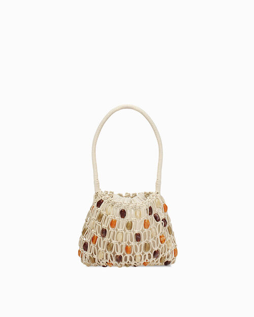 Mini bolso beige esencial, BEIGE