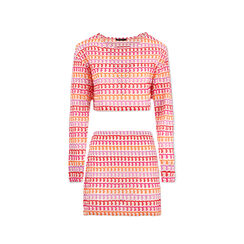 Coordinato mare donna multicolor arancio in tessuto, Primadonna, 25B424480TSMUARL, 001a