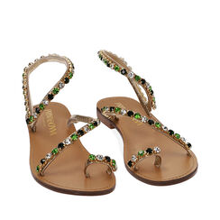 WOMEN SHOES FLAT LAMINATED OROG, Primadonna, 214916803LMOROG037, 002a