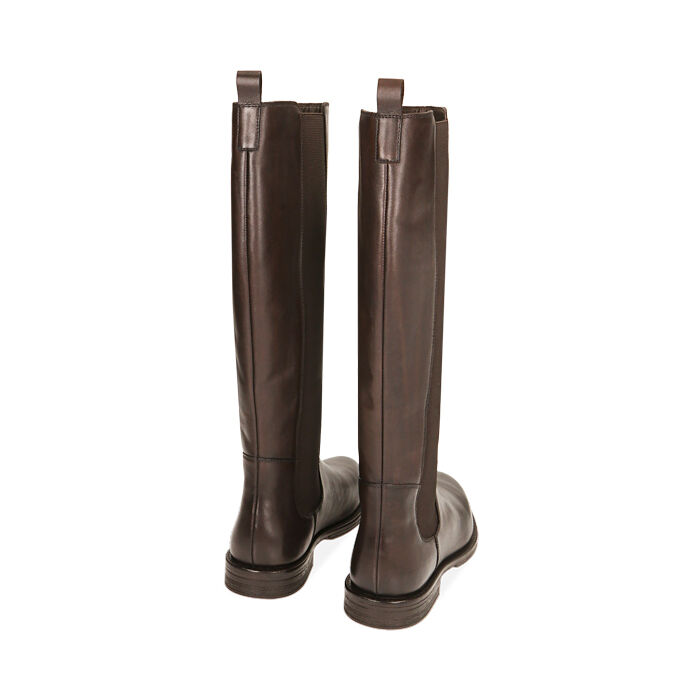 Stivali donna testa di moro in pelle flat Primadonna Collection