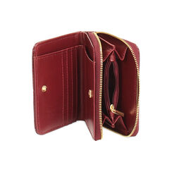 Portefeuille bordeaux brillant avec détails élégants, Primadonna, 265102407EUBORDUNI, 005 preview