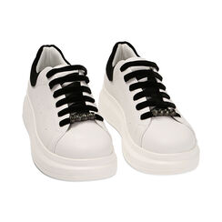Sneakers bianco/nero, Primadonna, 222866075EPBINE035, 002 preview
