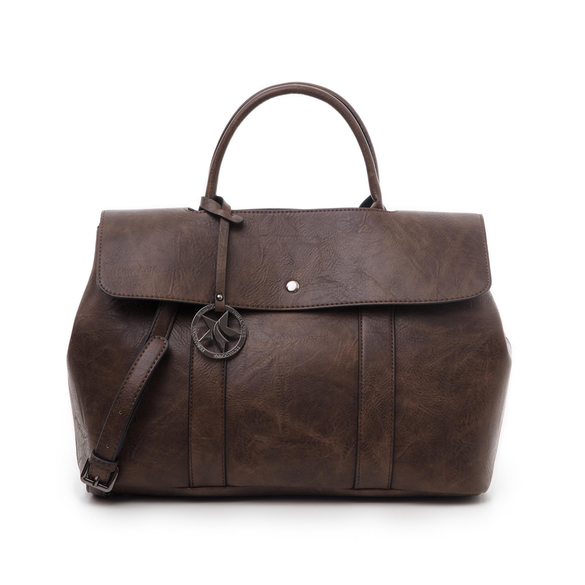 borsa a spalla SUD in pelle testa di moro | Naviganti e Sognatori |  Accessori moda artigianali Made in Italy