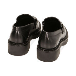 Mocassini platform in pelle nera, Primadonna, 22B811209PENERO040, 003 preview