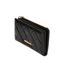 Portefeuille long à carreaux noir, 245124110EPNEROUNI, 002a