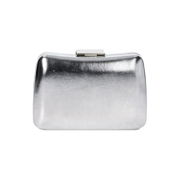 Clutch argento on sale