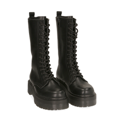 Anfibi con gambale medio neri, Primadonna, 162829101EPNERO035, 002a