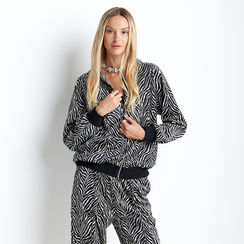 Tuta zebra in velluto, Abbigliamento, 22C910011VLZEBRM, 003 preview