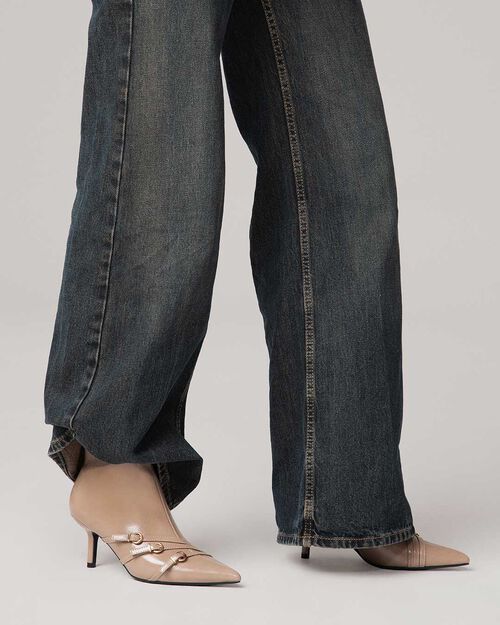 Botines taupe tac&oacute;n 7 cm elegantes, TAUPE