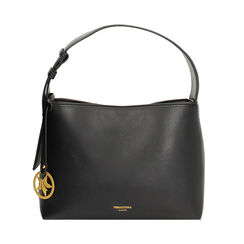 Borsa a spalla nera essenziale, Primadonna, 265705885EPNEROUNI, 001 preview
