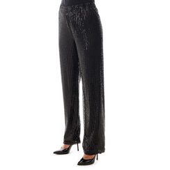 Pantalon oversize noir à paillettes, Primadonna, 20B400066PLNEROM, 001a