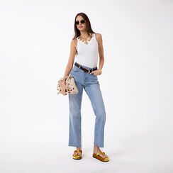 Camiseta sin mangas blanca esencial, Primadonna, 27B463201TSBIANL, 003 preview