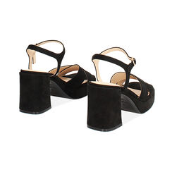 Sandale à talon femme noire avec plateau, Primadonna, 254960311MFNERO035, 004 preview