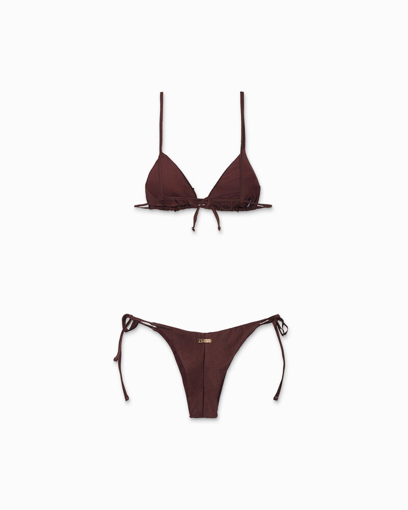 Bikini da donna moro a triangolo image number null
