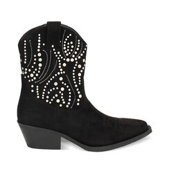 Bottine western noire, 24M547006MFNERO035, 001a