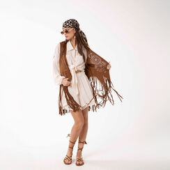 Gilet cognac elegante con dettagli raffinati, Primadonna, 27B481409MFCOGNUNI, 003 preview