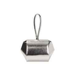 Mini bag argento laminato, Primadonna, 215102428LMARGEUNI, 003 preview