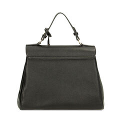 Borsa a mano in pelle nera, Primadonna, 22U309902PENEROUNI, 003 preview