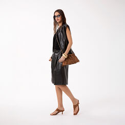 Bermuda testa di moro con stile urban chic, Primadonna, 276504110EPMOROM, 004 preview