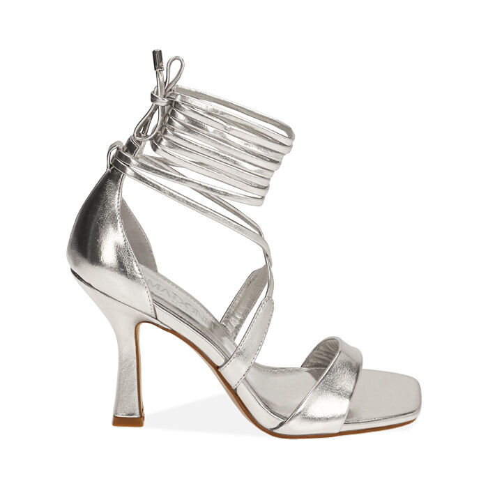 Sandali top argento primadonna