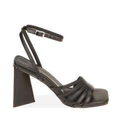 ZAPATOS SANDALIA SINTETICO NERO, Primadonna, 212721109EPNERO035, 001a
