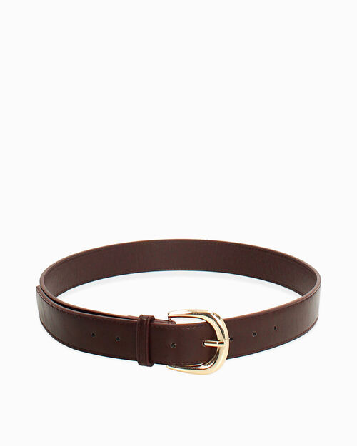 ACCESSOIRES TAILLE SYNTHETIQUE CUIR MORO, DK BROWN