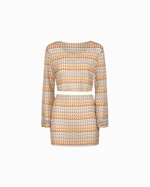 Coordinato mare multicolor arancio