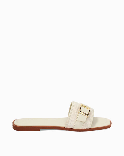 Sandali bassi panna dallo stile fresco, CREAM