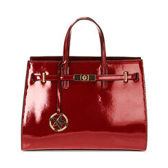Borsa a mano rossi in vernice, Primadonna, 225731833VEROSSUNI, 001 preview