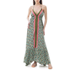 Vestito foulard verde, Primadonna, 210506910TSVERDUNI, 001 preview