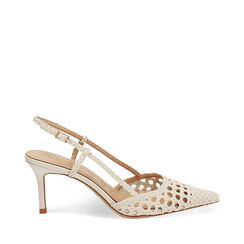 Zapato de sal&oacute;n crema tac&oacute;n 7 cm, Primadonna, 272103536EIPANN035, 001a